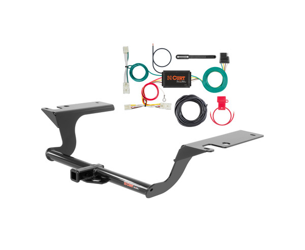 18 - 19 Hyundai Sonata Curt 1-1/4", Class 1 Trailer Tow Hitch + 4-flat Wiring Kit 11402 - CURT