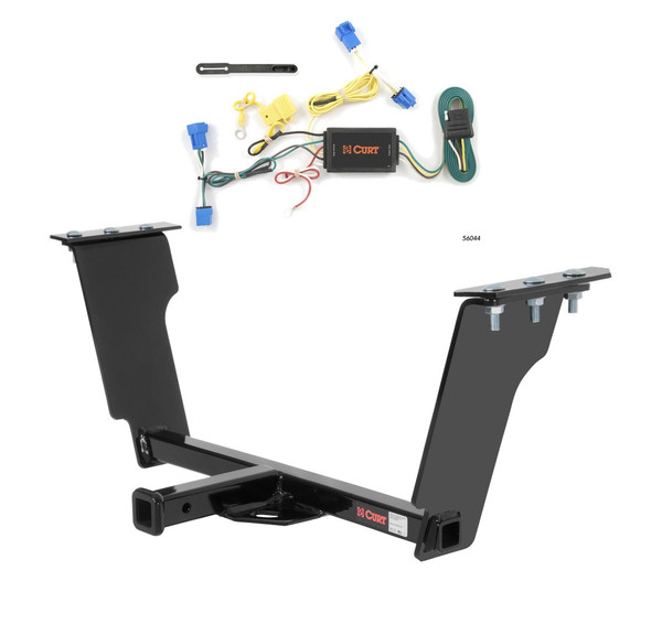 2008 - 2013 Cadillac CTS Sedan Curt 1-1/4", Class 1 Trailer Tow Hitch + 4-flat Wiring Kit 11307 - CURT