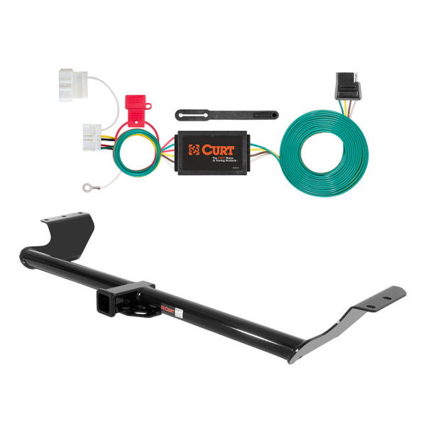 11 - 17 Honda Odyssey Curt 2", Class 3 Trailer Tow Hitch + 4-flat Wiring Kit 13068 - CURT