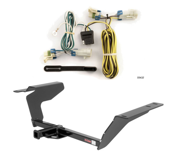 2006 - 2011 Chevrolet HHR Curt 1-1/4", Class 1 Trailer Tow Hitch + 4-flat Wiring Kit 11447 - CURT