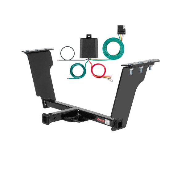 05 - 11 Cadillac STS Curt 1-1/4", Class 1 Trailer Tow Hitch + 4-flat Wiring Kit 11307 - CURT