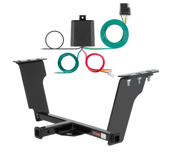 2005 - 2011 Cadillac STS Curt 1-1/4", Class 1 Trailer Tow Hitch + 4-flat Wiring Kit 11307 - CURT