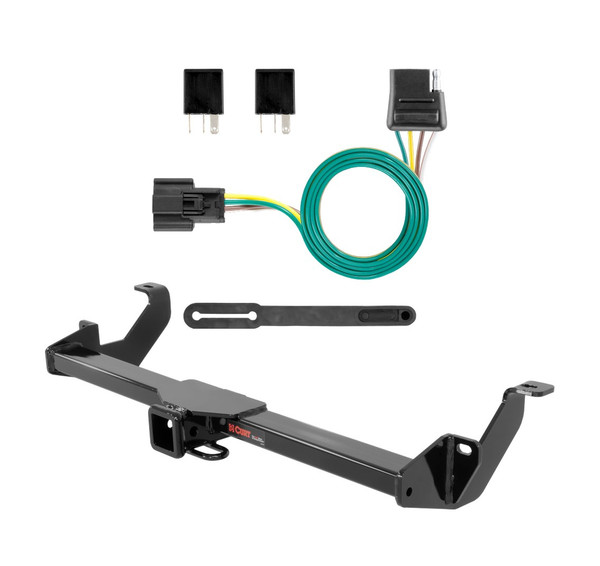 2017 - 2018 Buick Envision Curt 2", Class 3 Trailer Tow Hitch + 4-flat Wiring Kit 13292 - CURT