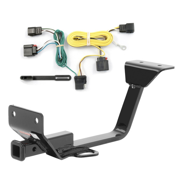 07 - 10 Jeep Grand Cherokee SRT8 Curt 1-1/4", Class 1 Trailer Tow Hitch + 4-flat Wiring Kit 11103 - CURT