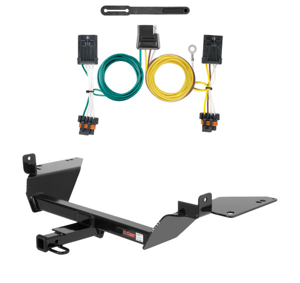2005 - 2009 Buick LaCrosse Curt 1-1/4", Class 2 Trailer Tow Hitch + 4-flat Wiring Kit 12239 - CURT