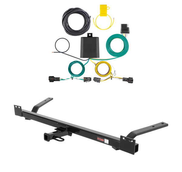 1985 - 1990 Buick LeSabre Wagon Curt 1-1/4", Class 2 Trailer Tow Hitch + 4-flat Wiring Kit 12041 - CURT