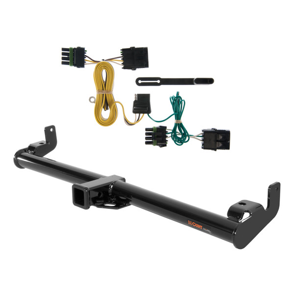 1997 Jeep Wrangler TJ Curt 2", Class 3 Trailer Tow Hitch + 4-flat Wiring Kit 13430 - CURT