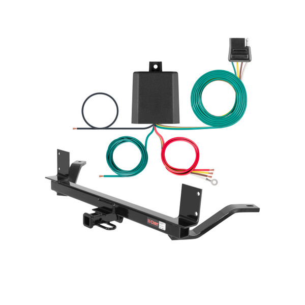 02 - 04 Chrysler Concorde Curt 1-1/4", Class 2 Trailer Tow Hitch + 4-flat Wiring Kit 12035 - CURT