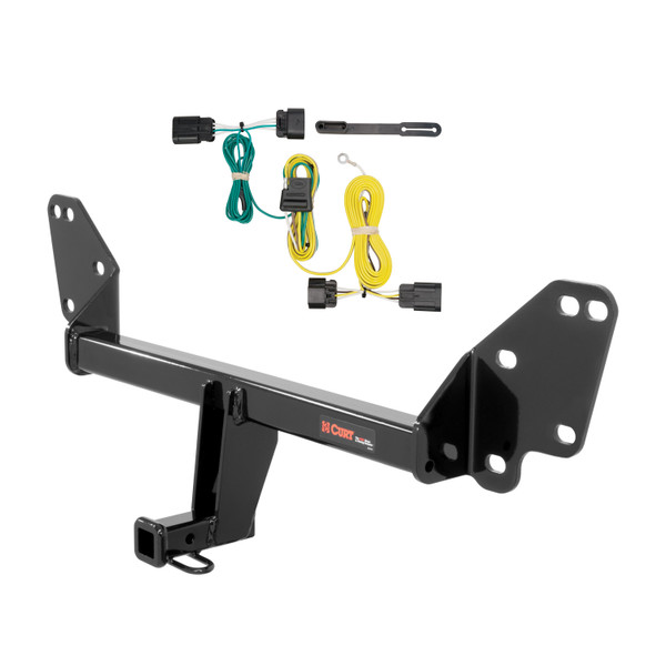 14 - 15 Chevrolet Camaro Curt 1-1/4", Class 1 Trailer Tow Hitch + 4-flat Wiring Kit 11900 - CURT