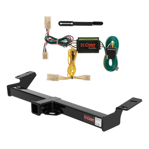01 - 05 Toyota RAV4 Curt 2", Class 3 Trailer Tow Hitch + 4-flat Wiring Kit 13524 - CURT