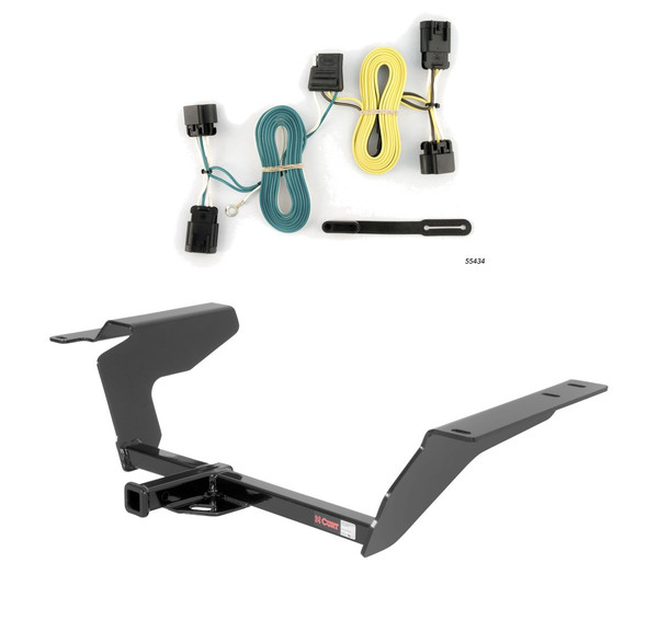 2005 - 2010 Chevrolet Cobalt Sedan, SS only Curt 1-1/4", Class 1 Trailer Tow Hitch + 4-flat Wiring Kit 11447 - CURT