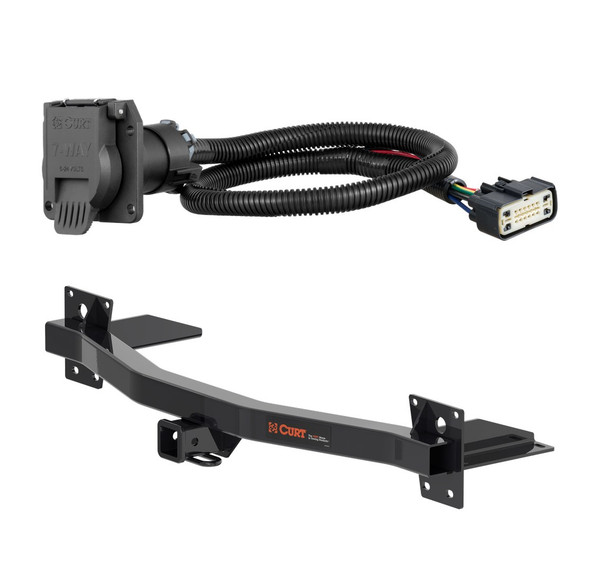 2018 - 2023 Chevrolet Traverse Curt 2", Class 3 Trailer Tow Hitch + 7-way Wiring Kit 13433 - CURT