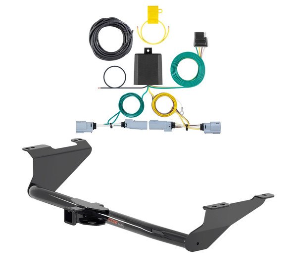 2020 - 2026 Chrysler Voyager Curt 2", Class 3 Trailer Tow Hitch + 4-flat Wiring Kit 13383 - CURT