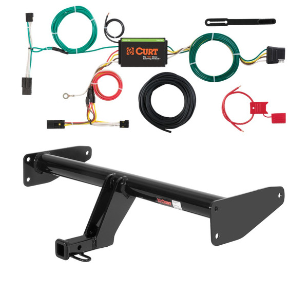 2013 - 2015 Chevrolet Captiva Sport Curt 1-1/4", Class 2 Trailer Tow Hitch + 4-flat Wiring Kit 12095 - CURT