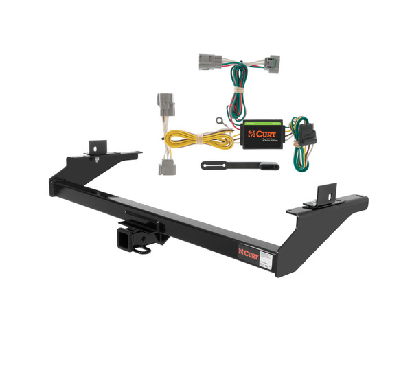 93 - 98 Toyota T100  Curt 2", Class 3 Trailer Tow Hitch + 4-flat Wiring Kit 13196 - CURT