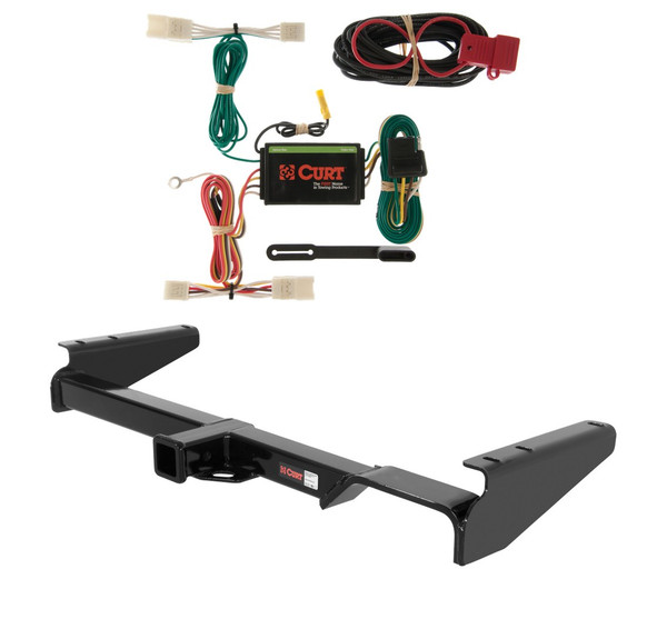 2001 - 2003 Toyota Highlander Curt 2", Class 3 Trailer Tow Hitch + 4-flat Wiring Kit 13429 - CURT