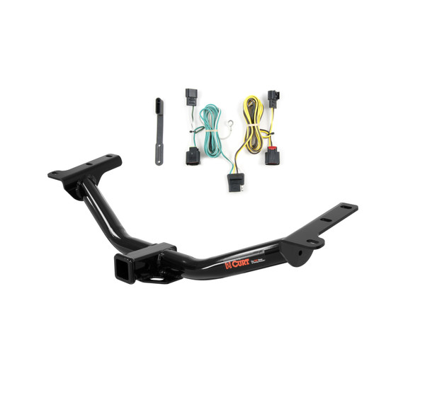 2010 Dodge Journey Curt 2", Class 3 Trailer Tow Hitch + 4-flat Wiring Kit 13201 - CURT