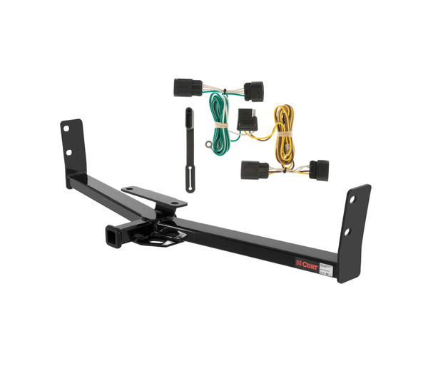 10 - 17 Chevrolet Equinox Curt 1-1/4", Class 2 Trailer Tow Hitch + 4-flat Wiring Kit 12291 - CURT