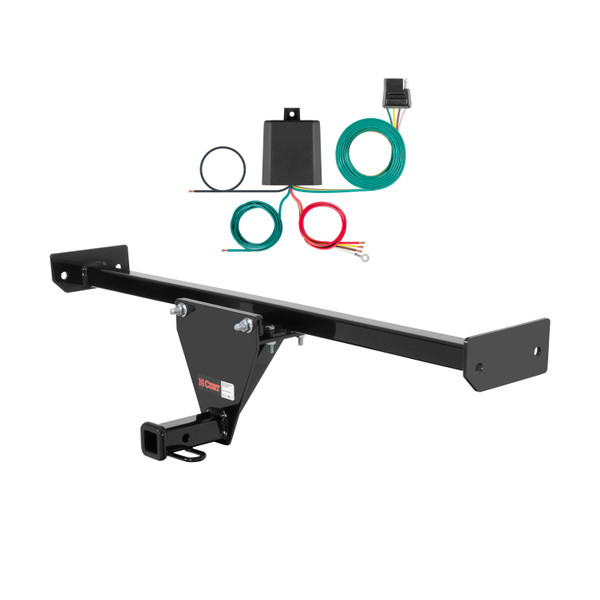 95 - 97 Volkswagen Passat Sedan Curt 1-1/4", Class 1 Trailer Tow Hitch + 4-flat Wiring Kit 11735 - CURT