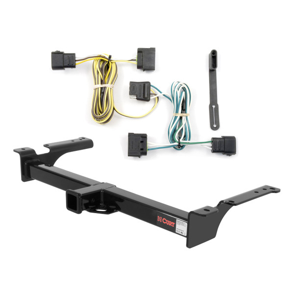 04 - 06 Ford Econoline van Curt 2", Class 4 Trailer Tow Hitch + 4-flat Wiring Kit 14053 - CURT