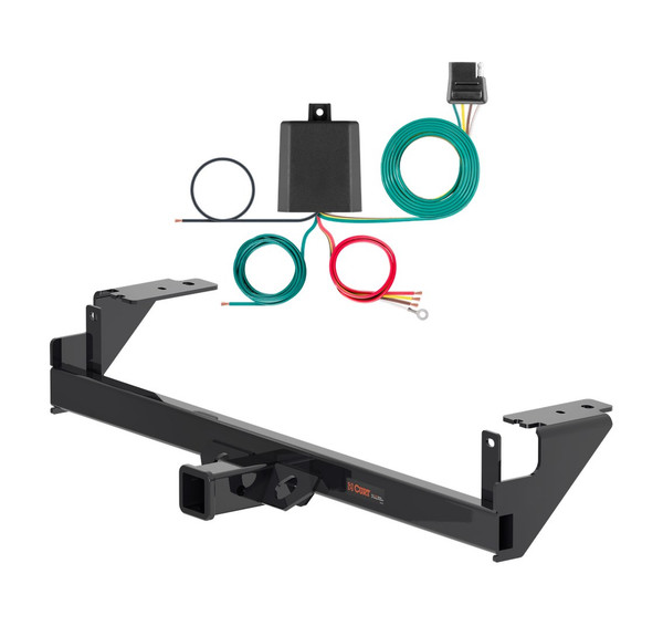 2021 - 2026 Mercedes-Benz GLA250 Curt 2", Class 3 Trailer Tow Hitch + 4-flat Wiring Kit 13490 - CURT
