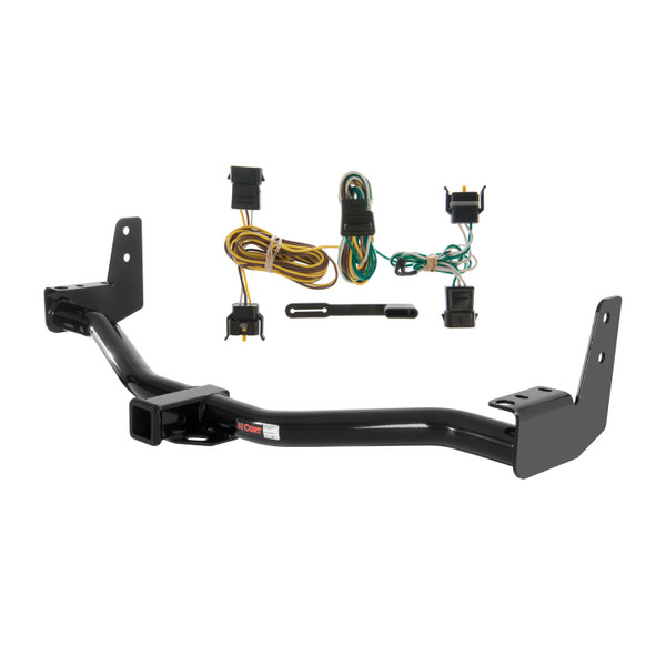 97 - 02 Ford Expedition Curt 2", Class 3 Trailer Tow Hitch + 4-flat Wiring Kit 13125 - CURT