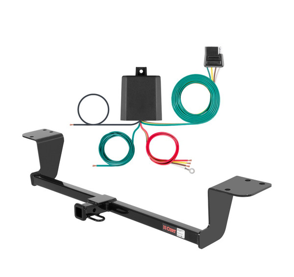 2001 - 2006 Lexus LS430 Curt 1-1/4", Class 2 Trailer Tow Hitch + 4-flat Wiring Kit 12231 - CURT