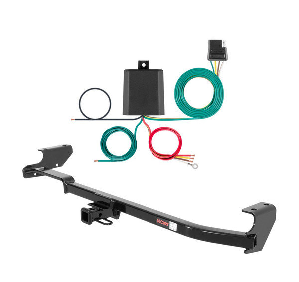 2005 - 2006 Saab 9-2X Curt 1-1/4", Class 1 Trailer Tow Hitch + 4-flat Wiring Kit 11318 - CURT