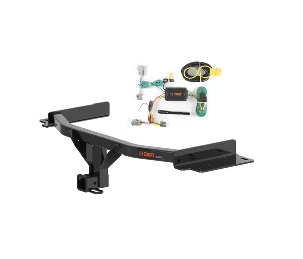 20 - 24 Ford Explorer Curt 2", Class 3 Trailer Tow Hitch + 4-flat Wiring Kit 13438 - CURT