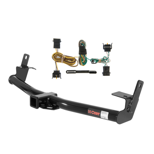 01 - 03 Ford  Curt 2", Class 3 Trailer Tow Hitch + 4-flat Wiring Kit 13540 - CURT