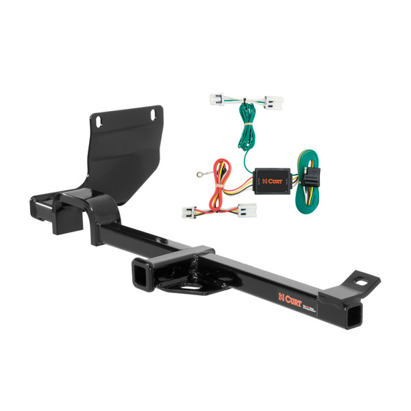 11 - 17 Nissan Juke FWD, excluding Nismo Curt 1-1/4", Class 1 Trailer Tow Hitch + 4-flat Wiring Kit 11302 - CURT
