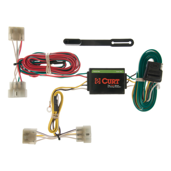 98 - 02 Kia Sportage Convertible Curt 2", Class 3 Trailer Tow Hitch + 4-flat Wiring Kit 13537