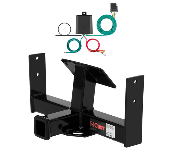 2002 - 2008 Mercedes-Benz G500 Curt 2", Class 3 Trailer Tow Hitch + 4-flat Wiring Kit 13318 - CURT