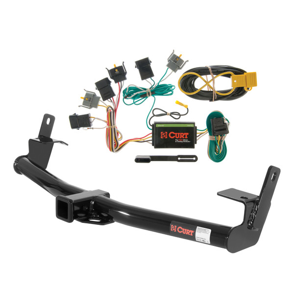 96 - 01 Mercury Mountaineer Curt 2", Class 3 Trailer Tow Hitch + 4-flat Wiring Kit 13540 - CURT