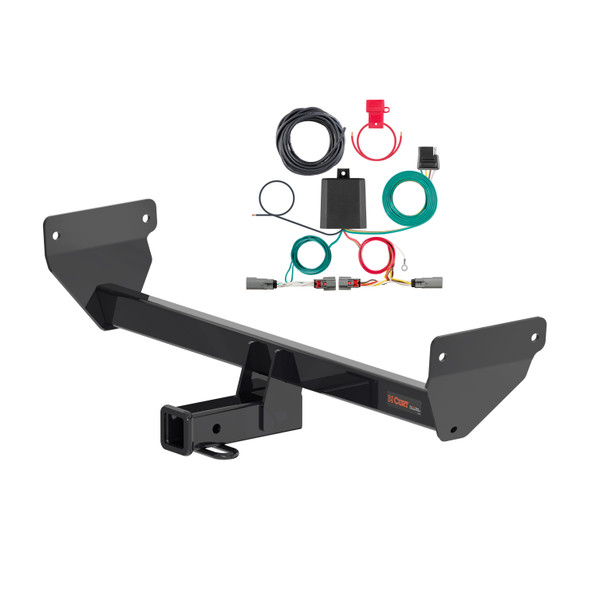 23 - 24 Mazda CX-50 Curt 2", Class 3 Trailer Tow Hitch + 4-flat Wiring Kit 13510 - CURT