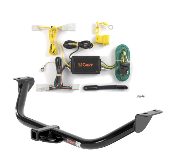 2011 - 2017 Lexus CT200h Curt 1-1/4", Class 1 Trailer Tow Hitch + 4-flat Wiring Kit 11200 - CURT