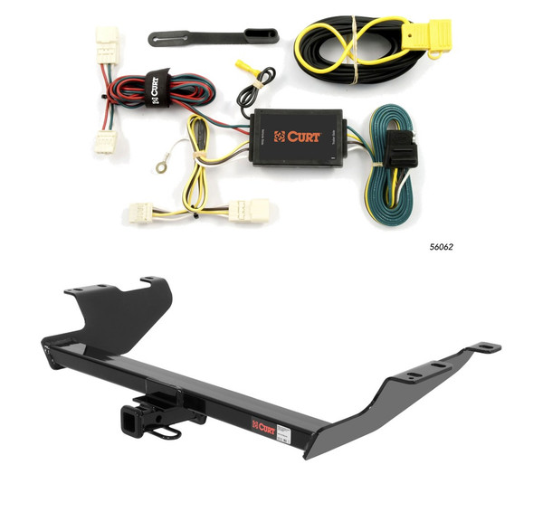 2008 - 2010 Scion xB Curt 1-1/4", Class 2 Trailer Tow Hitch + 4-flat Wiring Kit 12490 - CURT