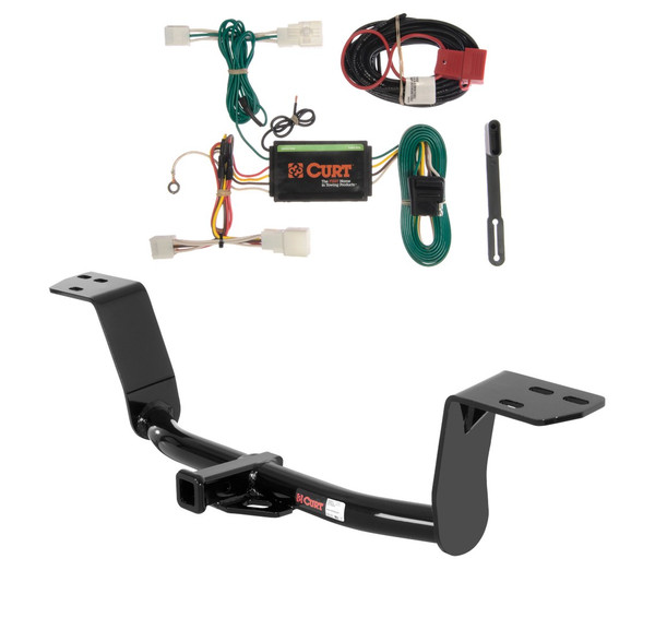 2006 - 2013 Lexus IS250 Sedan Curt 1-1/4", Class 1 Trailer Tow Hitch + 4-flat Wiring Kit 11372 - CURT