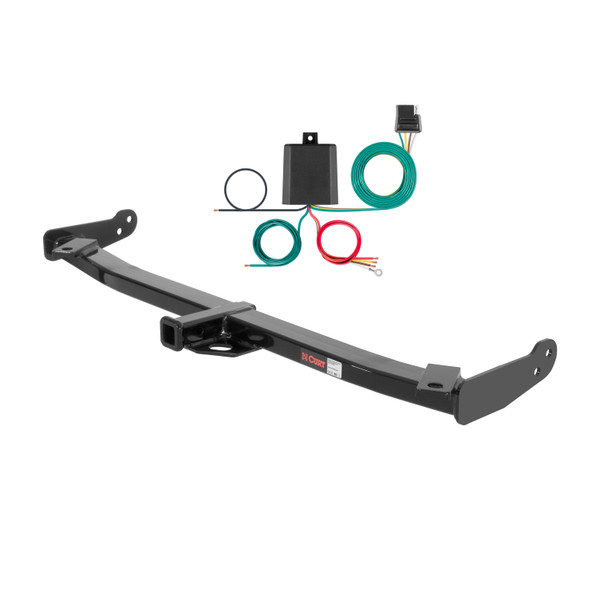 03 - 06 Subaru Baja Curt 1-1/4", Class 1 Trailer Tow Hitch + 4-flat Wiring Kit 11280 - CURT