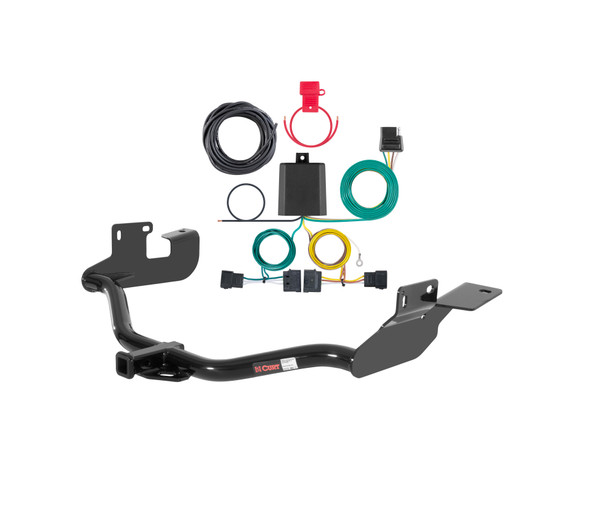 05 - 11 Mercury Mariner Without factory 1-1/4" receiver hitch Curt 1-1/4", Class 2 Trailer Tow Hitch + 4-flat Wiring Kit 12060 - CURT