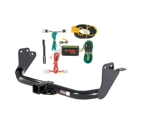 11 - 12 Mitsubishi RVR Curt 2", Class 3 Trailer Tow Hitch + 4-flat Wiring Kit 13079 - CURT