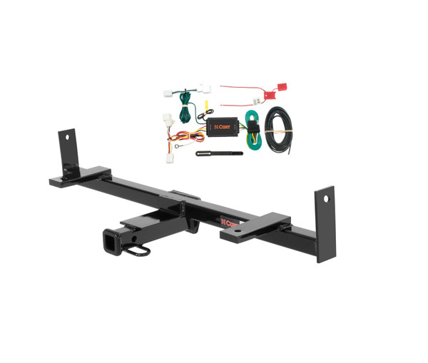 06 - 10 Mazda 5 Sport only Curt 1-1/4", Class 1 Trailer Tow Hitch + 4-flat Wiring Kit 11338 - CURT