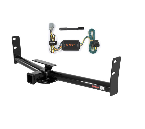 2006 Pontiac Torrent Curt 2", Class 3 Trailer Tow Hitch + 4-flat Wiring Kit 13591 - CURT