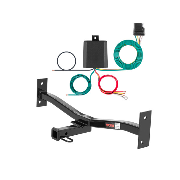 99 - 05 Mazda Miata Curt 1-1/4", Class 1 Trailer Tow Hitch + 4-flat Wiring Kit 11749 - CURT