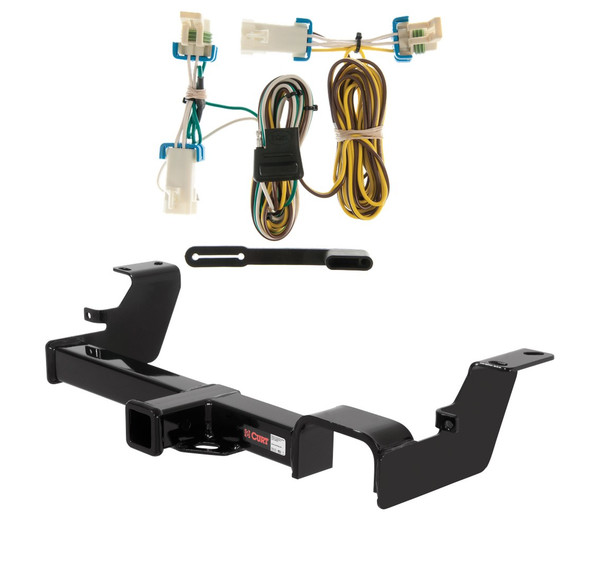 2001 - 2005 Pontiac Aztek Curt 2", Class 3 Trailer Tow Hitch + 4-flat Wiring Kit 13469 - CURT
