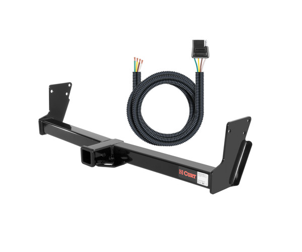 95 - 01 Oldsmobile Bravada Curt 2", Class 3 Trailer Tow Hitch + 4-flat Wiring Kit 13020 - CURT