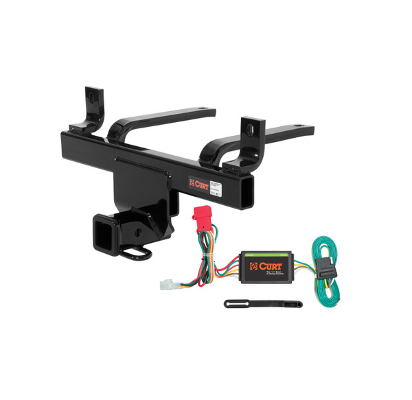 06 - 07 Subaru B9 Tribeca Curt 2", Class 3 Trailer Tow Hitch + 4-flat Wiring Kit 13046 - CURT