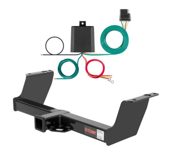2009 Mazda B4000 2000 - 2005 models are no drill Curt 2", Class 3 Trailer Tow Hitch + 4-flat Wiring Kit 13019 - CURT