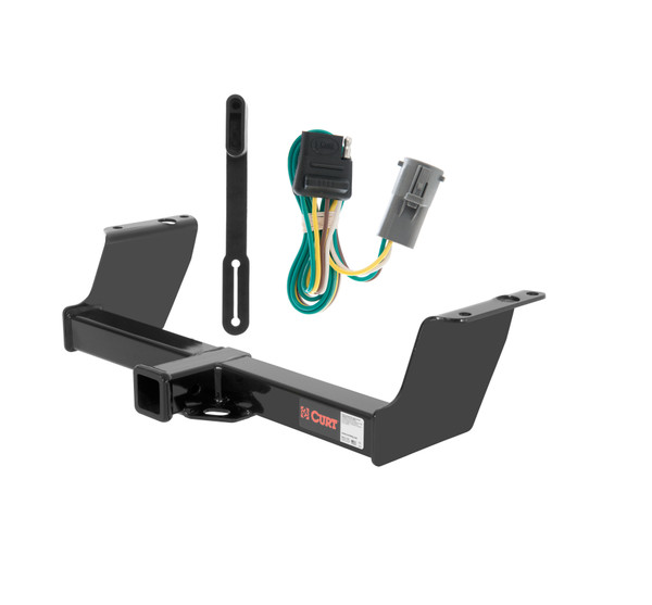 98 - 01 Mazda B3000 00 - 05 models are no drill Curt 2", Class 3 Trailer Tow Hitch + 4-flat Wiring Kit 13019 - CURT