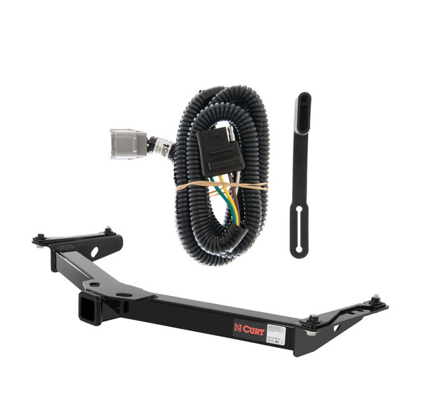 2001 - 2002 Toyota 4Runner Curt 2", Class 3 Trailer Tow Hitch + 4-flat Wiring Kit 13087 - CURT